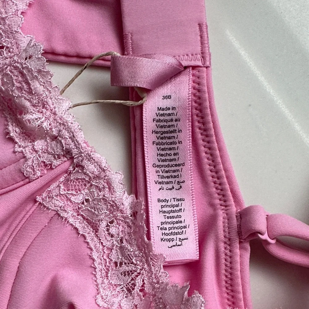 Skims pink bra 36b. NWT - Picture 2 of 3